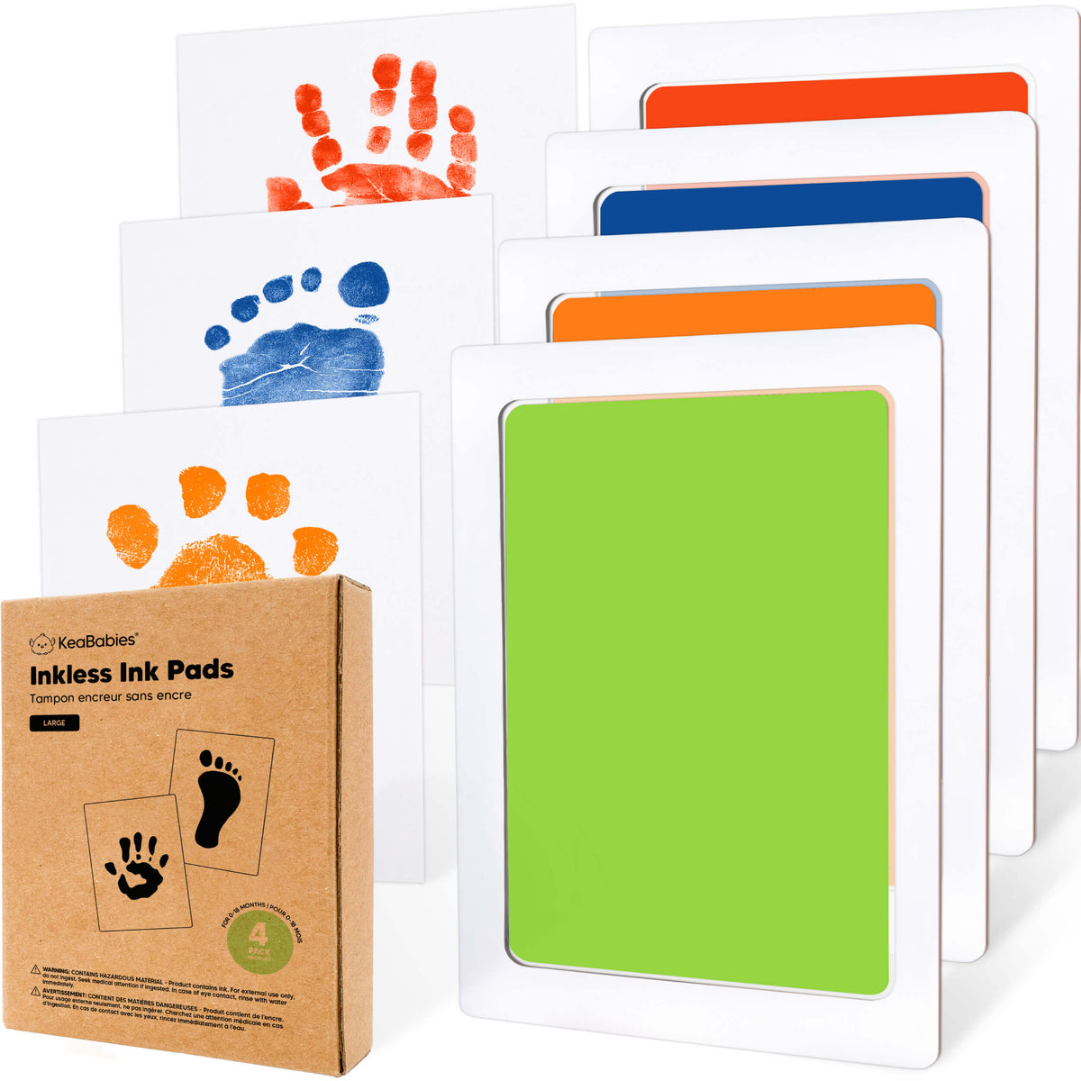 4-Pack Baby Inkless Ink Pads