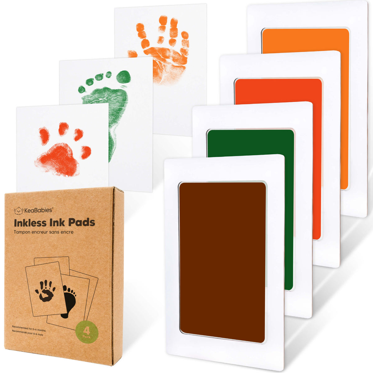4-Pack Baby Inkless Ink Pads