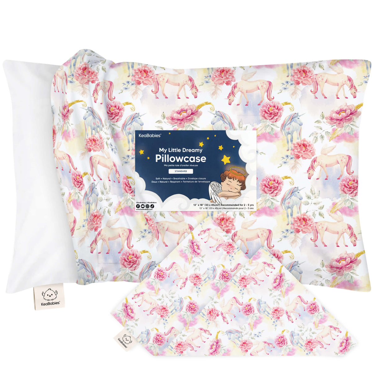 Printed Toddler Pillowcase 13X18"