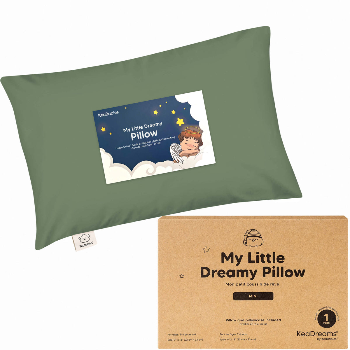 Minialmohada para niños pequeños con funda