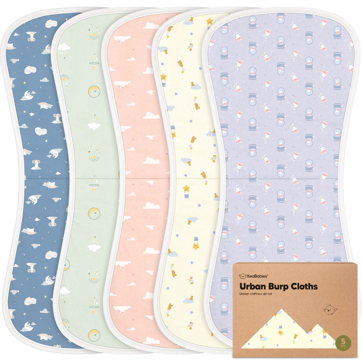 Organic Cotton Burp Cloths