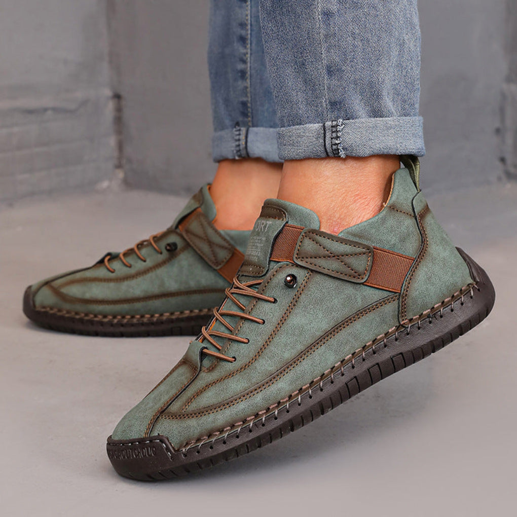 Color-Block-Stiefeletten für Damen mit gepolsterter Sohle und strukturiertem Obermaterial