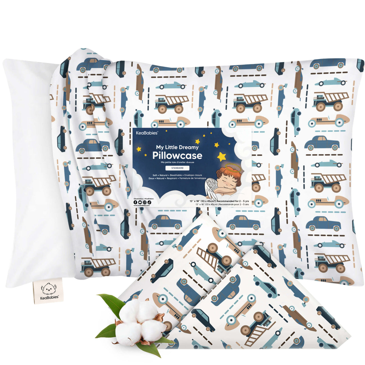 Printed Toddler Pillowcase 13X18"