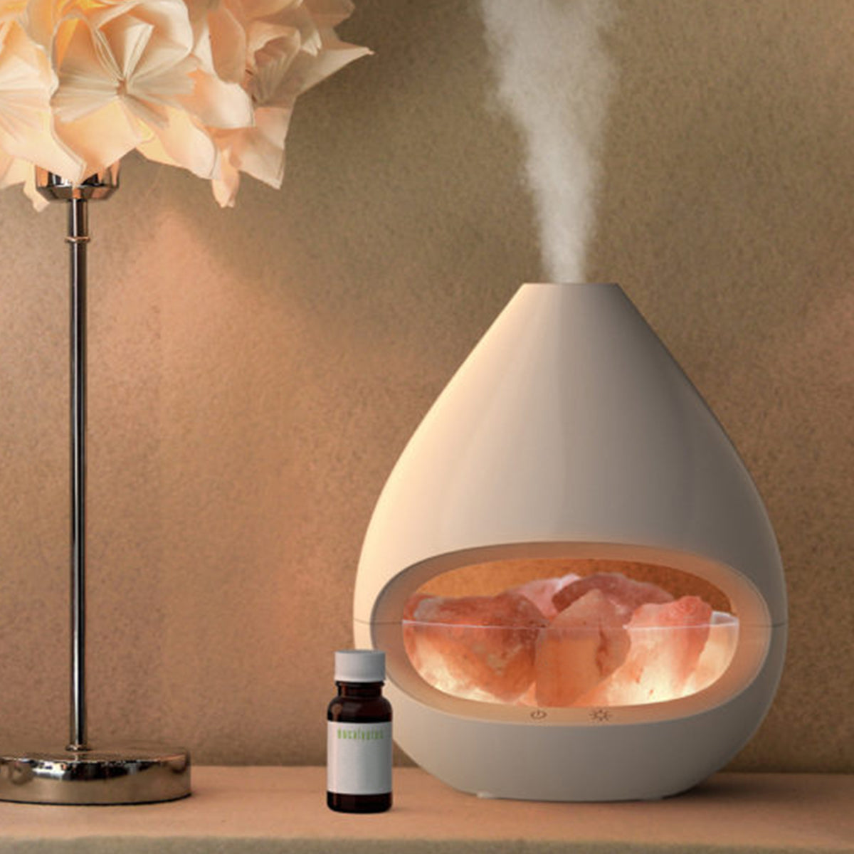 Himalayazoutlamp en verdamper
