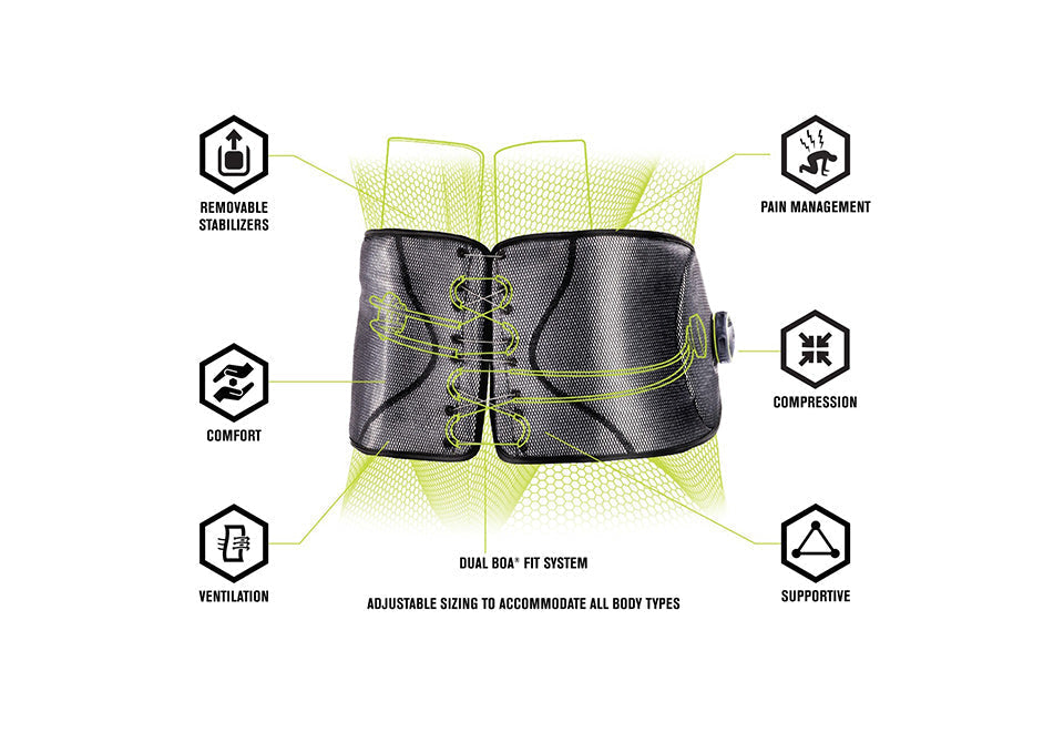 4-in-1 verstelbare rugbrace