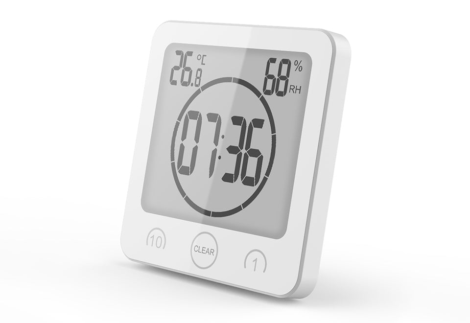 Waterdichte doucheklok met timer