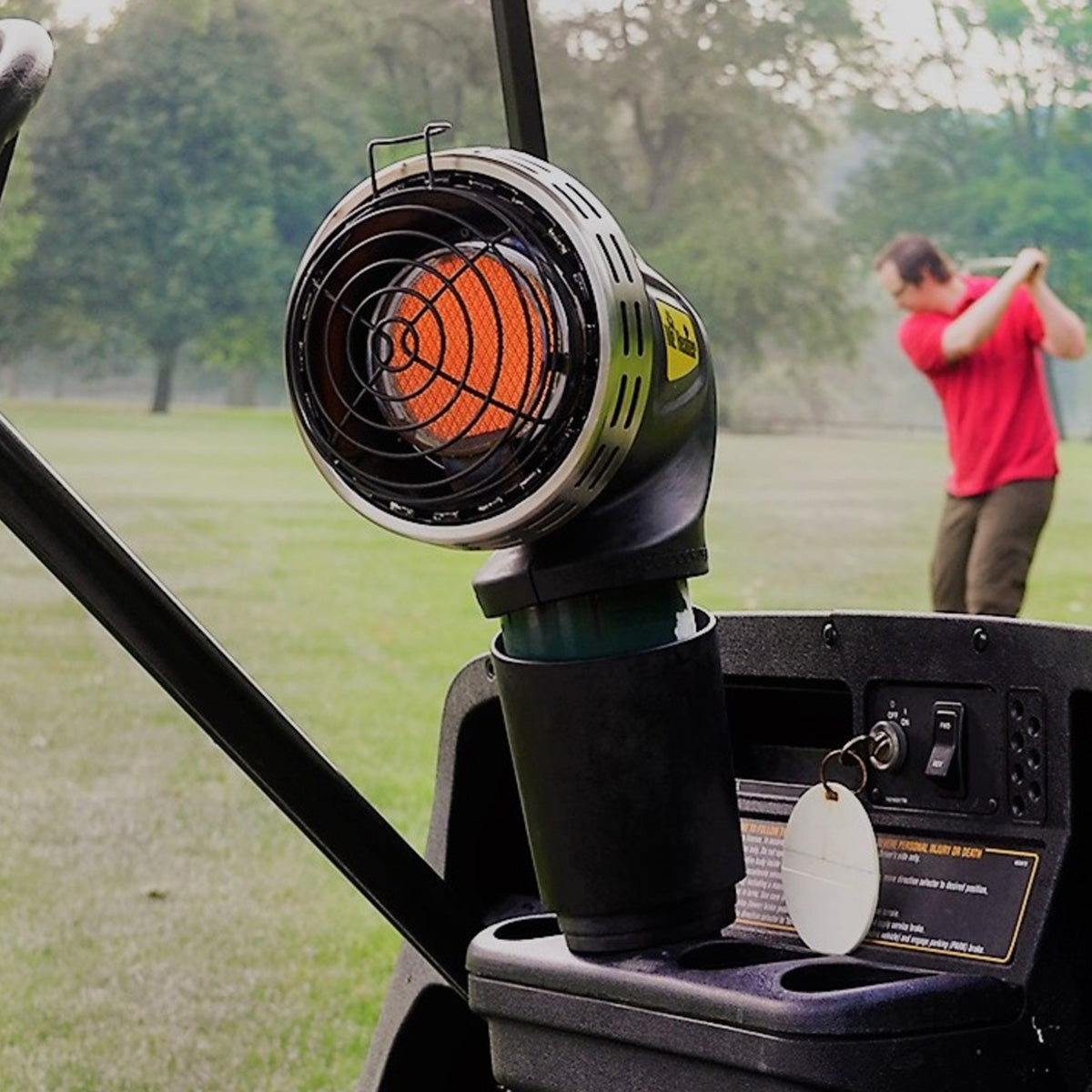 Golfkarverwarming