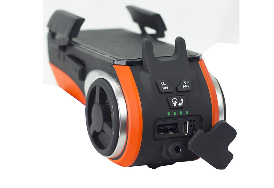 Bicycle Speaker Mount and Headlight