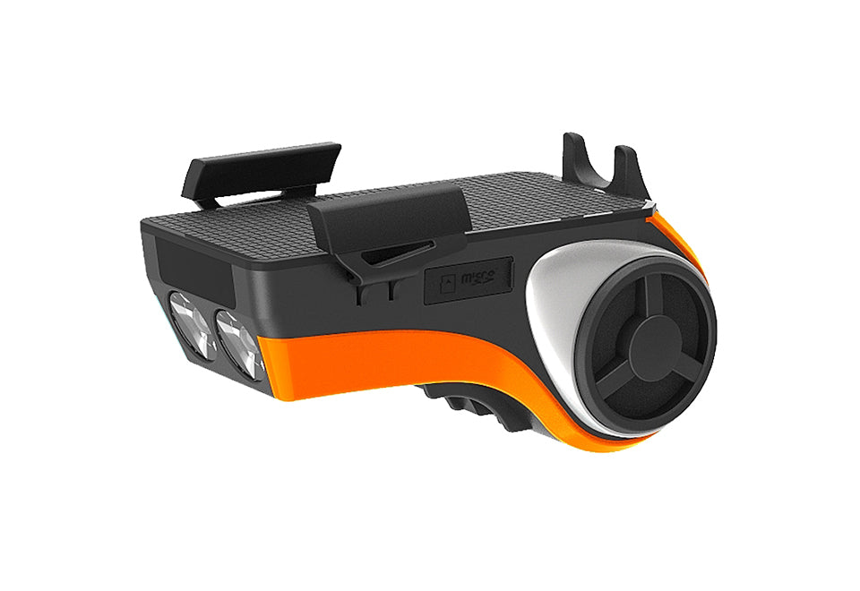 Bicycle Speaker Mount and Headlight