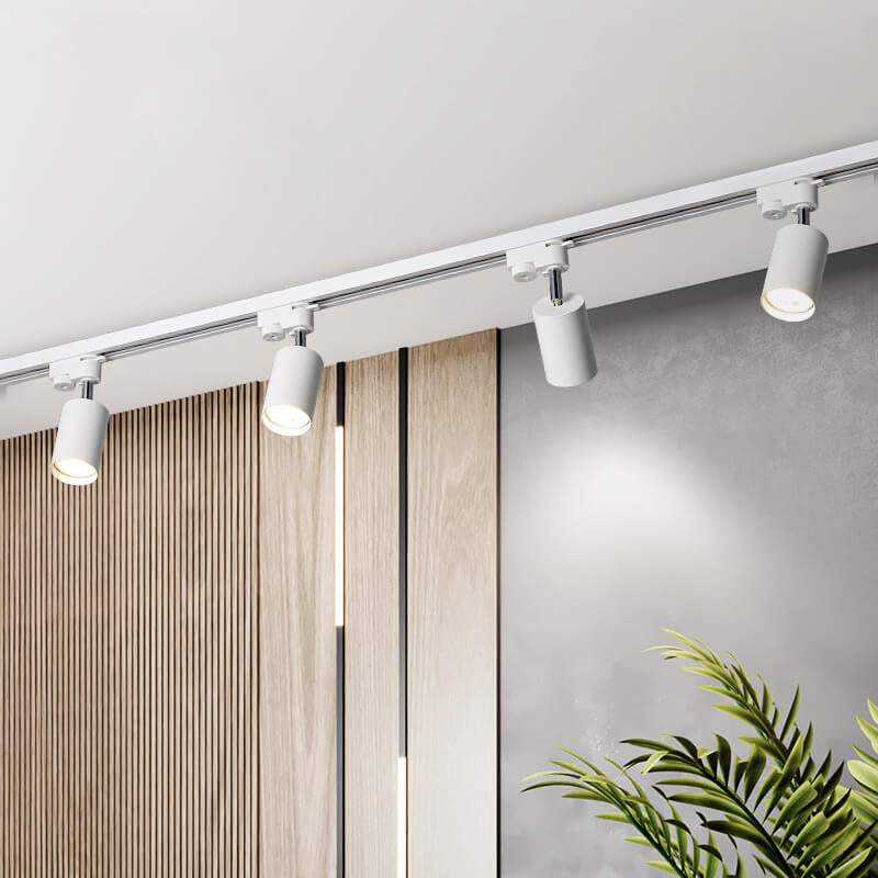 Adjustable LED Track Lighting 3-Head Directional Ceiling Spotlight Metal Rail Fixture for Kitchen Living Room Bedroom Modern Home | Thomler