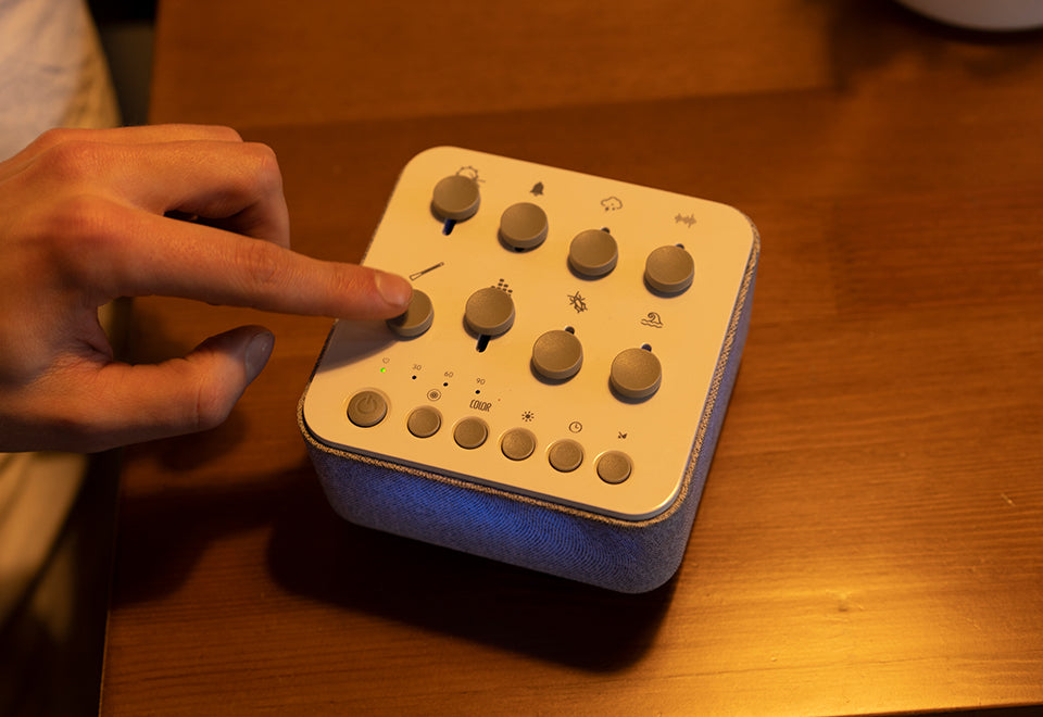 Aangepaste slaapgeluidenmixer