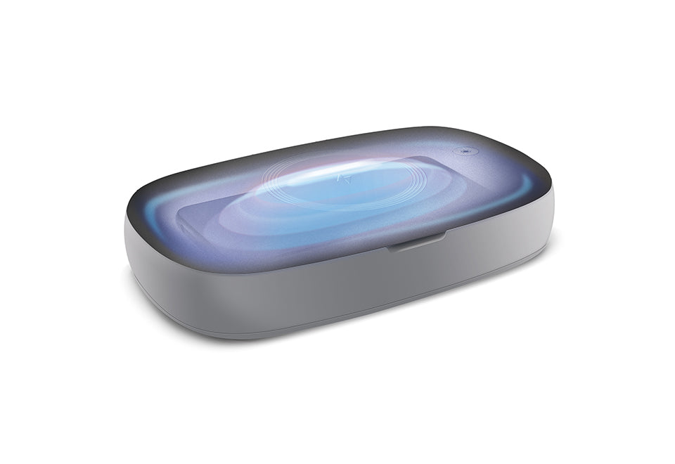 UV-C-Desinfektionsgerät mit kabellosem Lade-Set