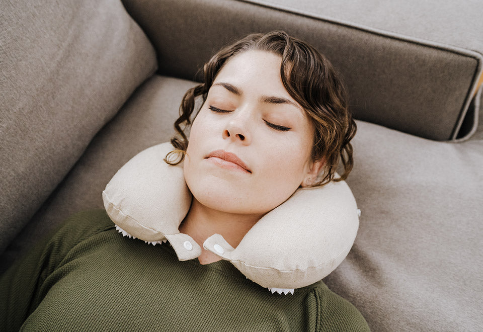 Memory Foam Acupressure Neck Pillow