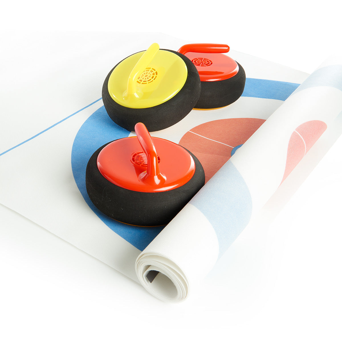 Schwebendes Curling-Set