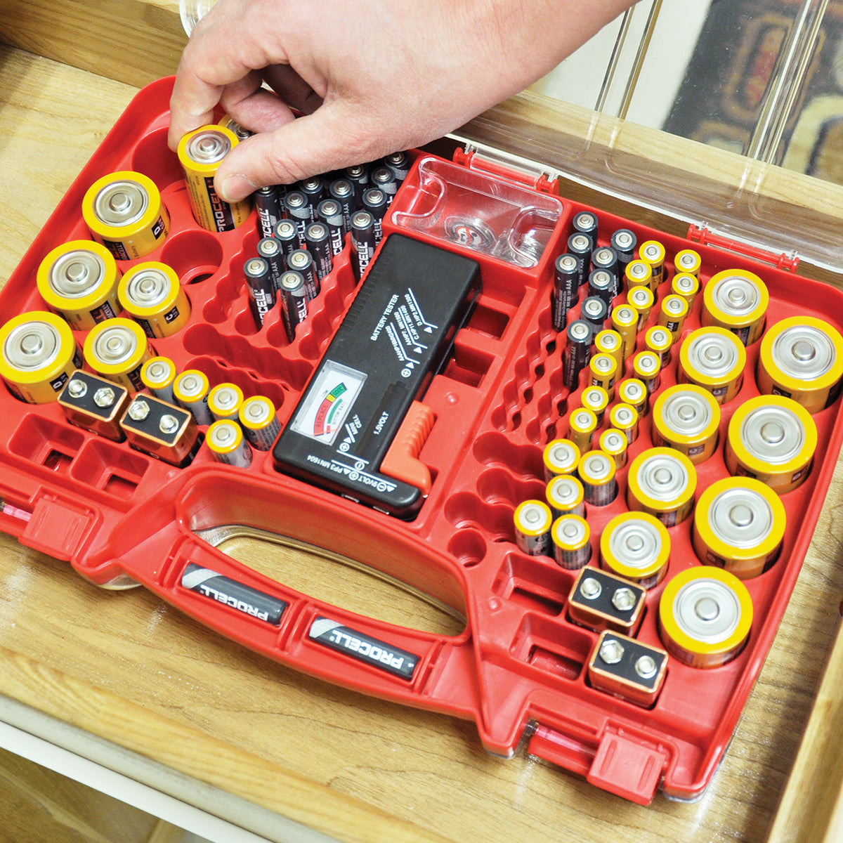 Batterij-organizer