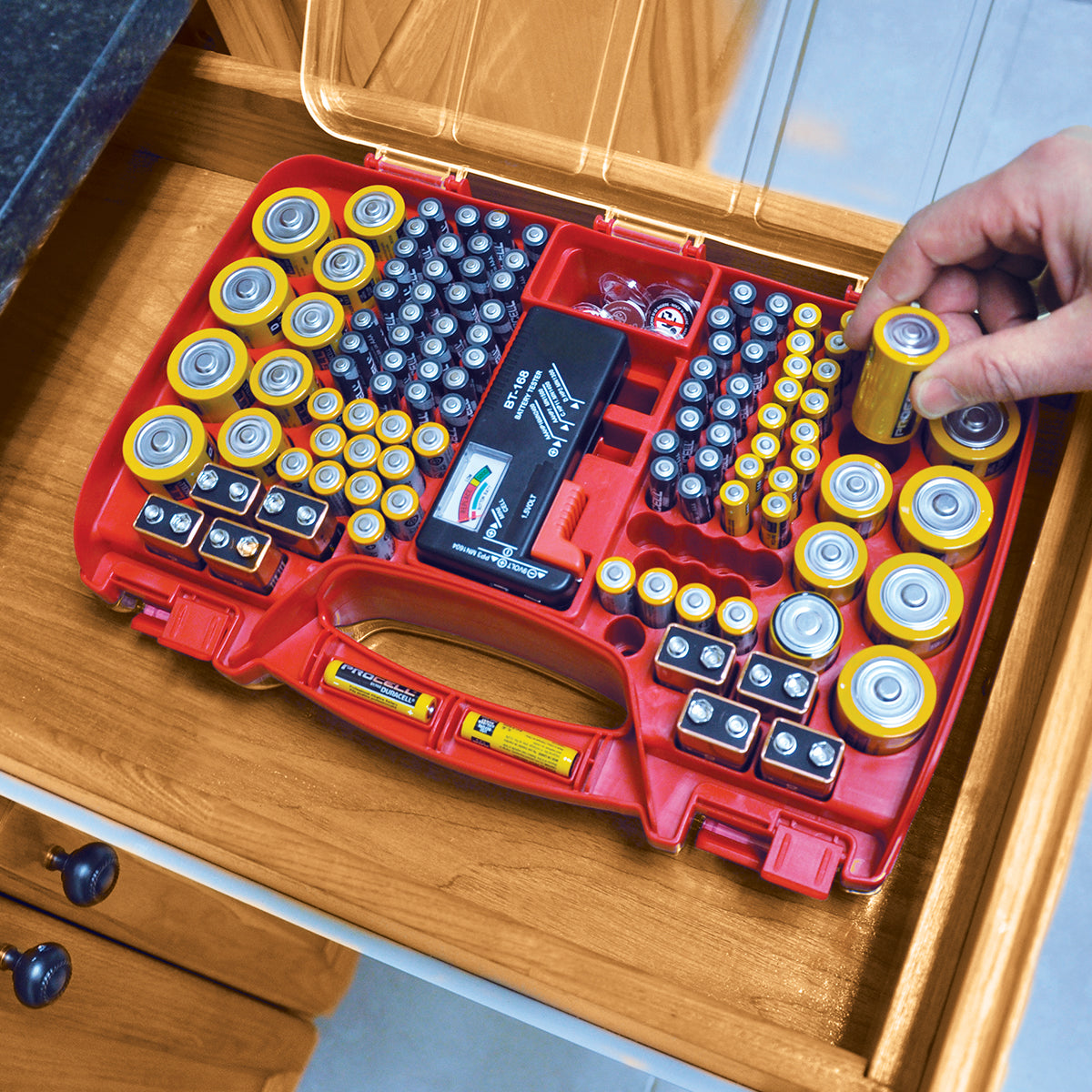 Batterij-organizer