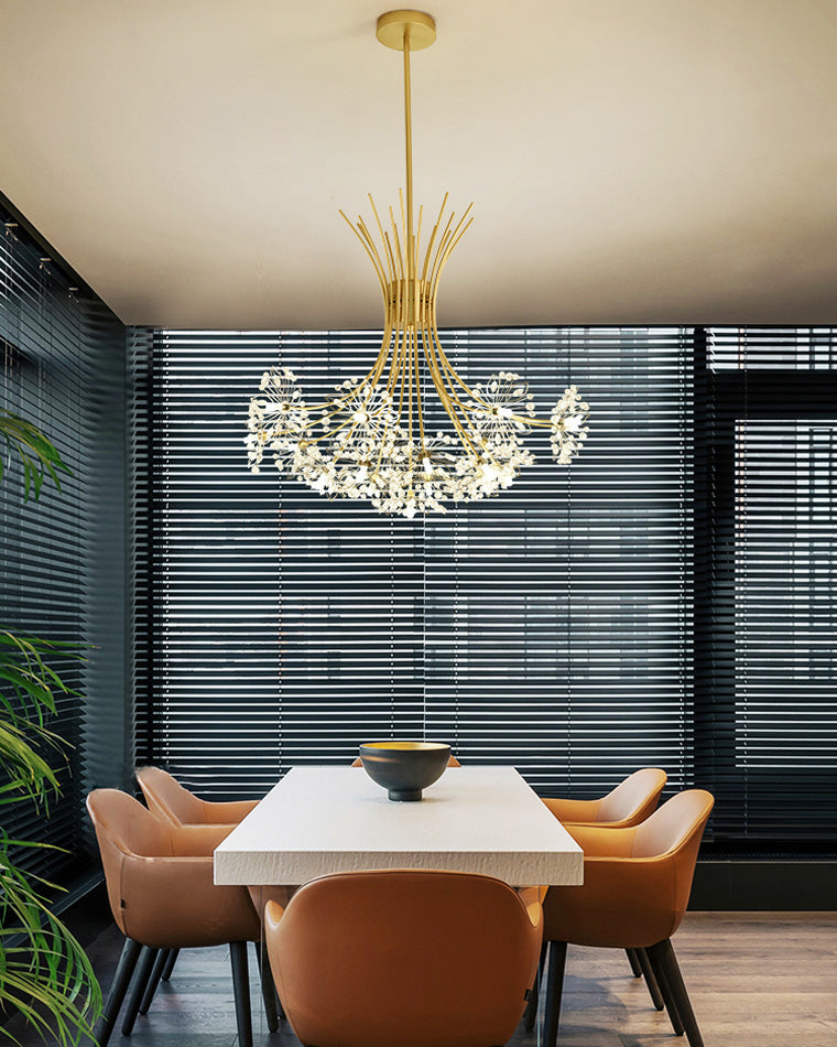 Multi-Arm Crystal Hanging Light Fixture 13-Bulb 20.5 Inch Diameter Sparkling Glass for Dining Room Living Room Entryway Bedroom Modern Adjus