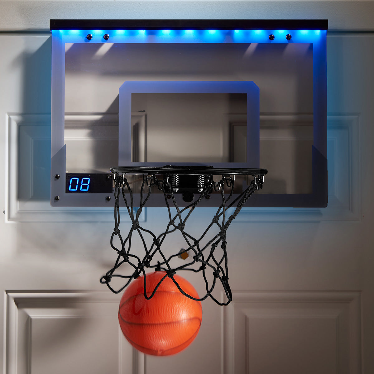 Aro de baloncesto con luz