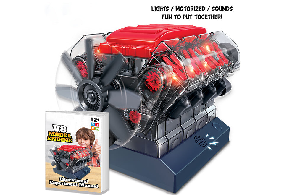 Realistisches V8-Motorenmodell