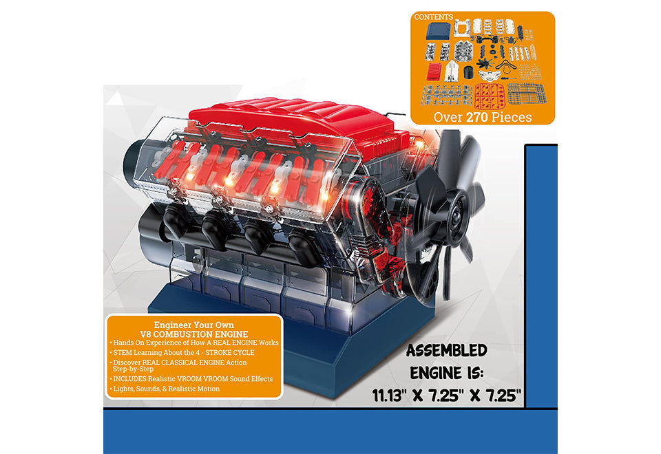 Realistisches V8-Motorenmodell