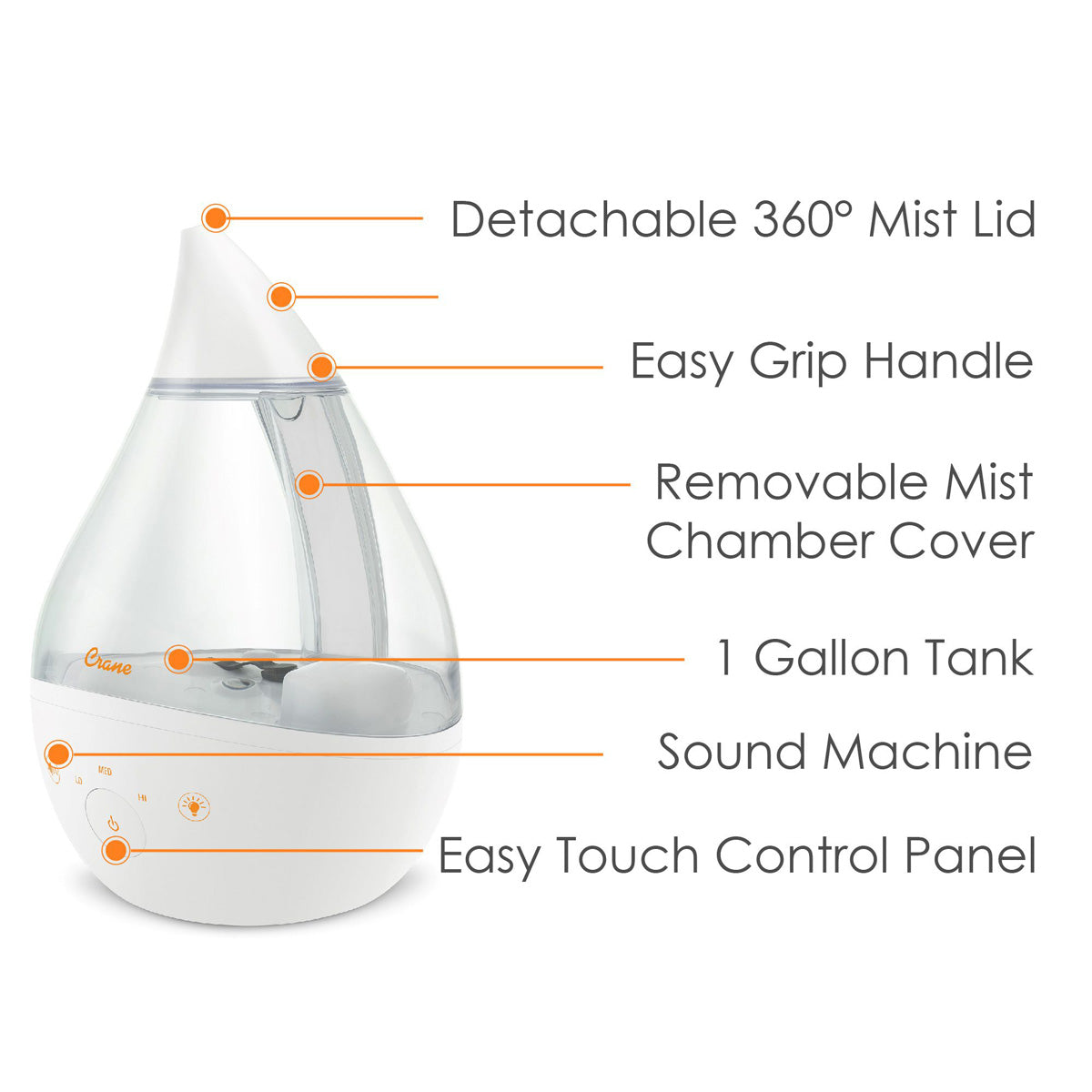 Humidificador para dormir con sonidos relajantes