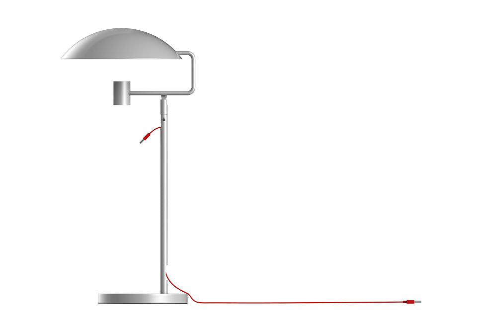 Taschenlampen-Schreibtischleuchte