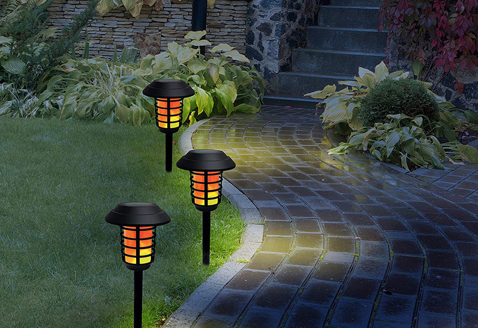 Solar Pathway Lights (Set of 4)