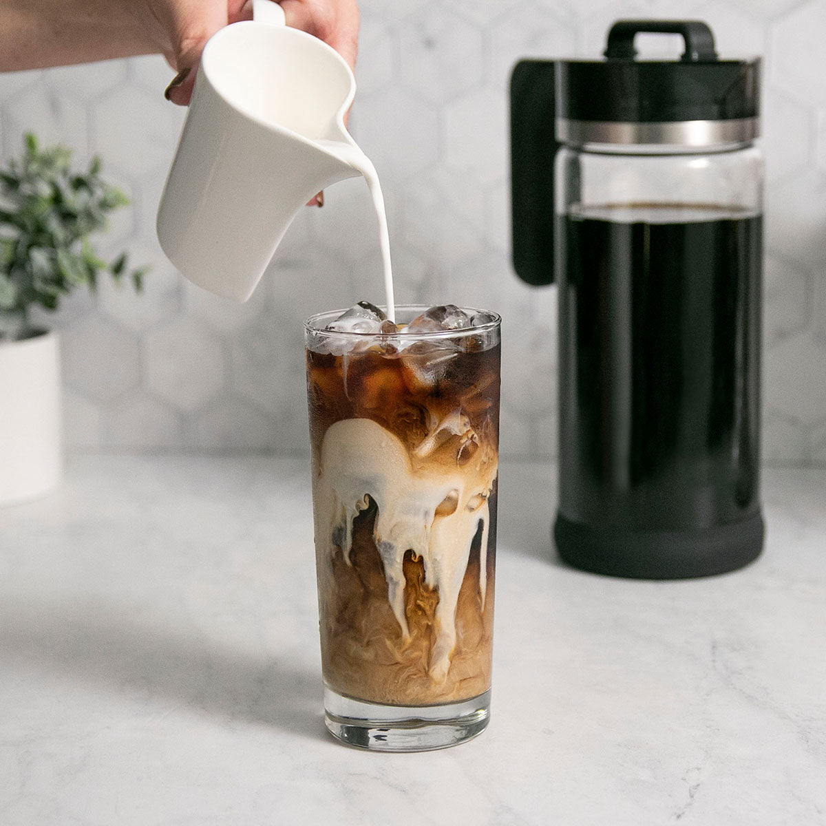 Cafetera de café frío instantáneo