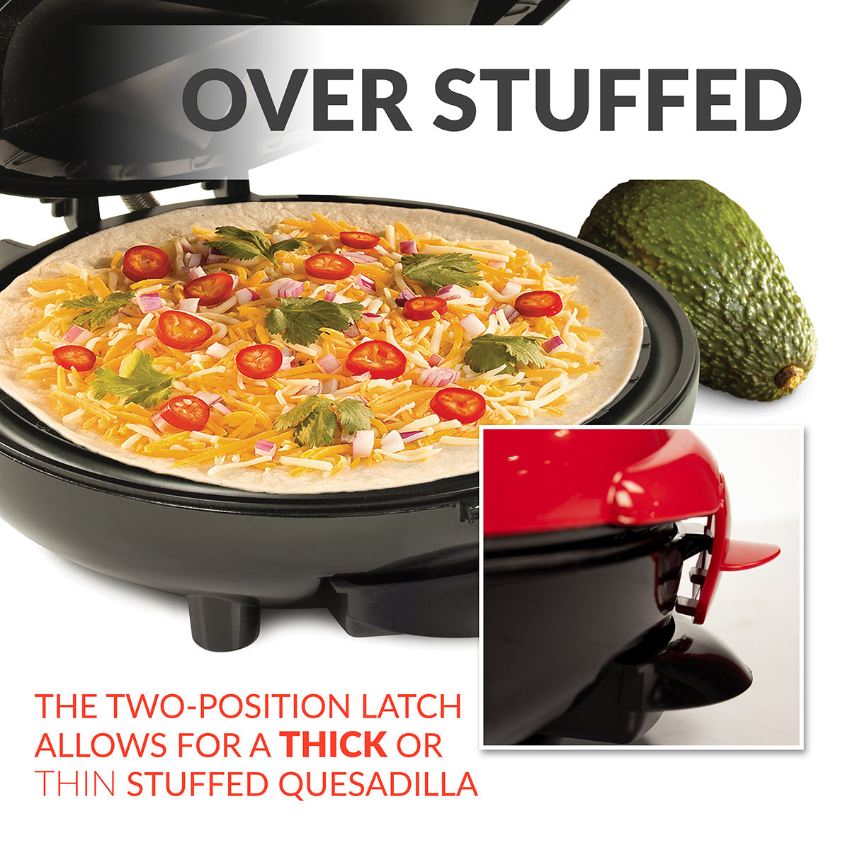 Erweiterbarer Quesadilla-Maker