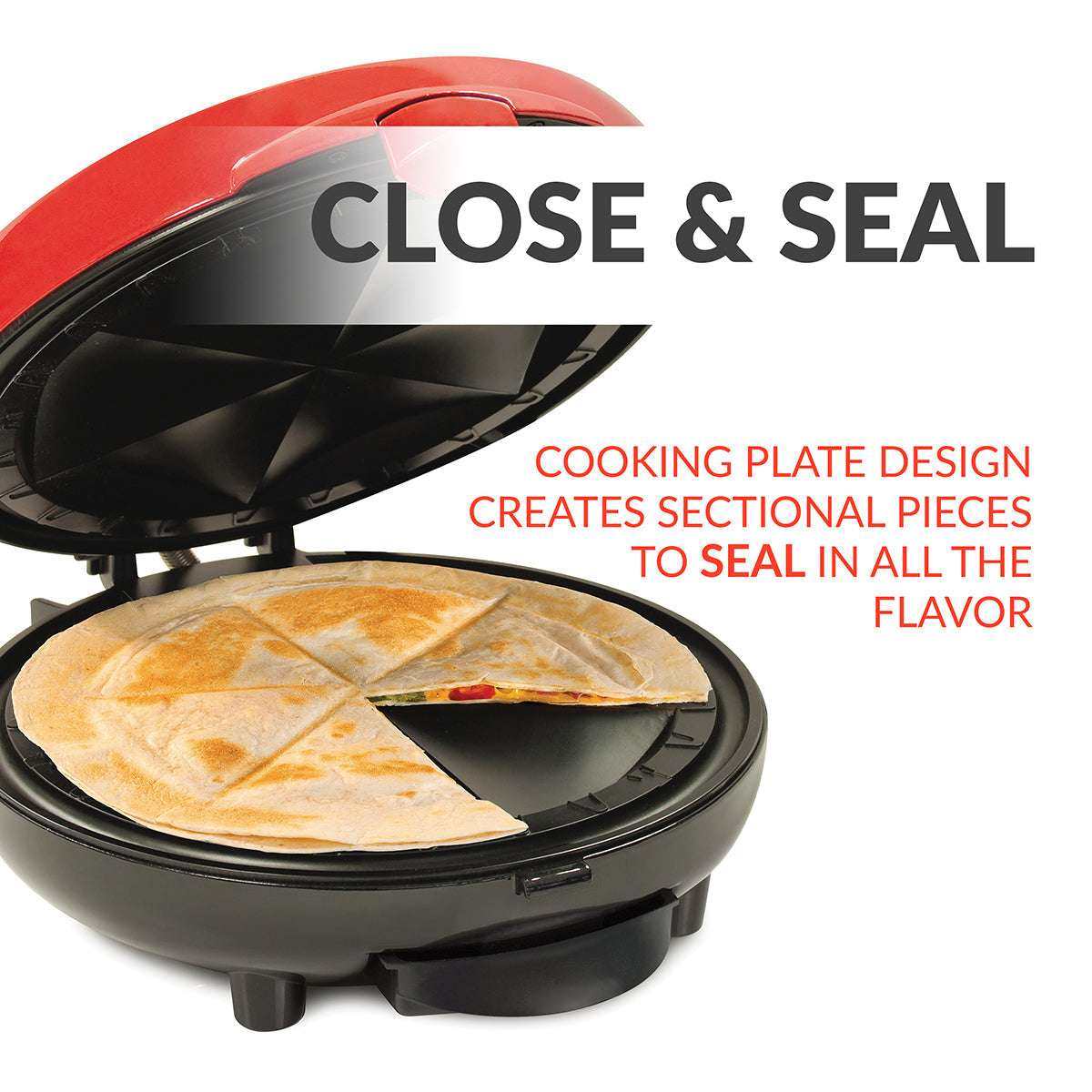 Erweiterbarer Quesadilla-Maker