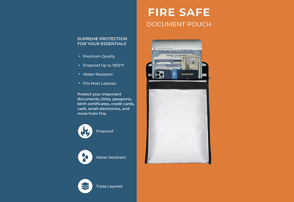 Fireproof Document Pouch