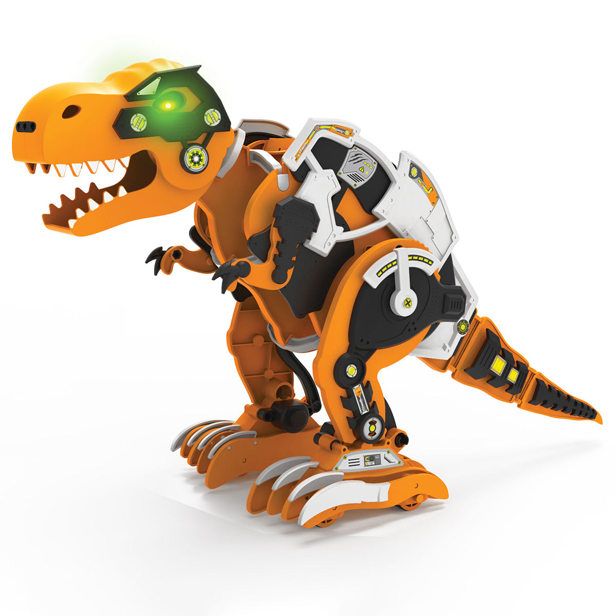 Bouwen en programmeren van een STEM-dinosaurusrobot