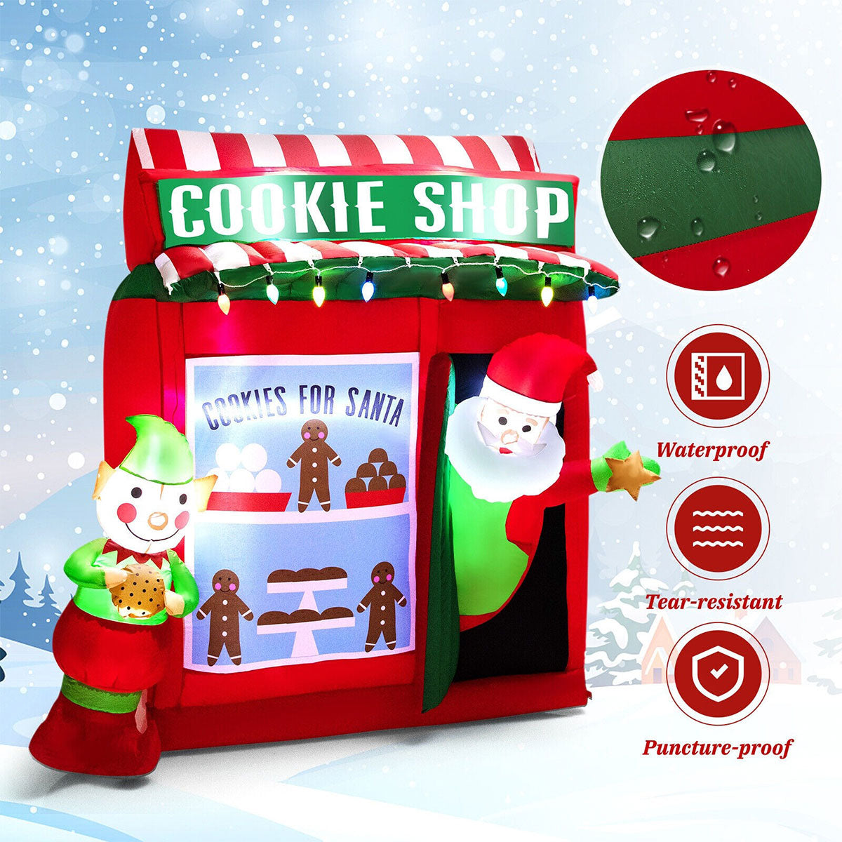 6-Ft. Inflatable Cookie Shop