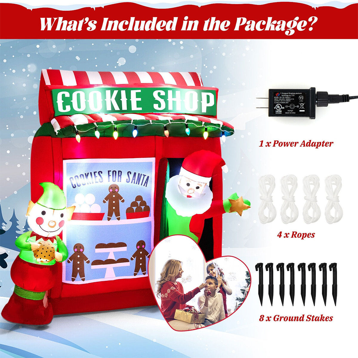 6-Ft. Inflatable Cookie Shop