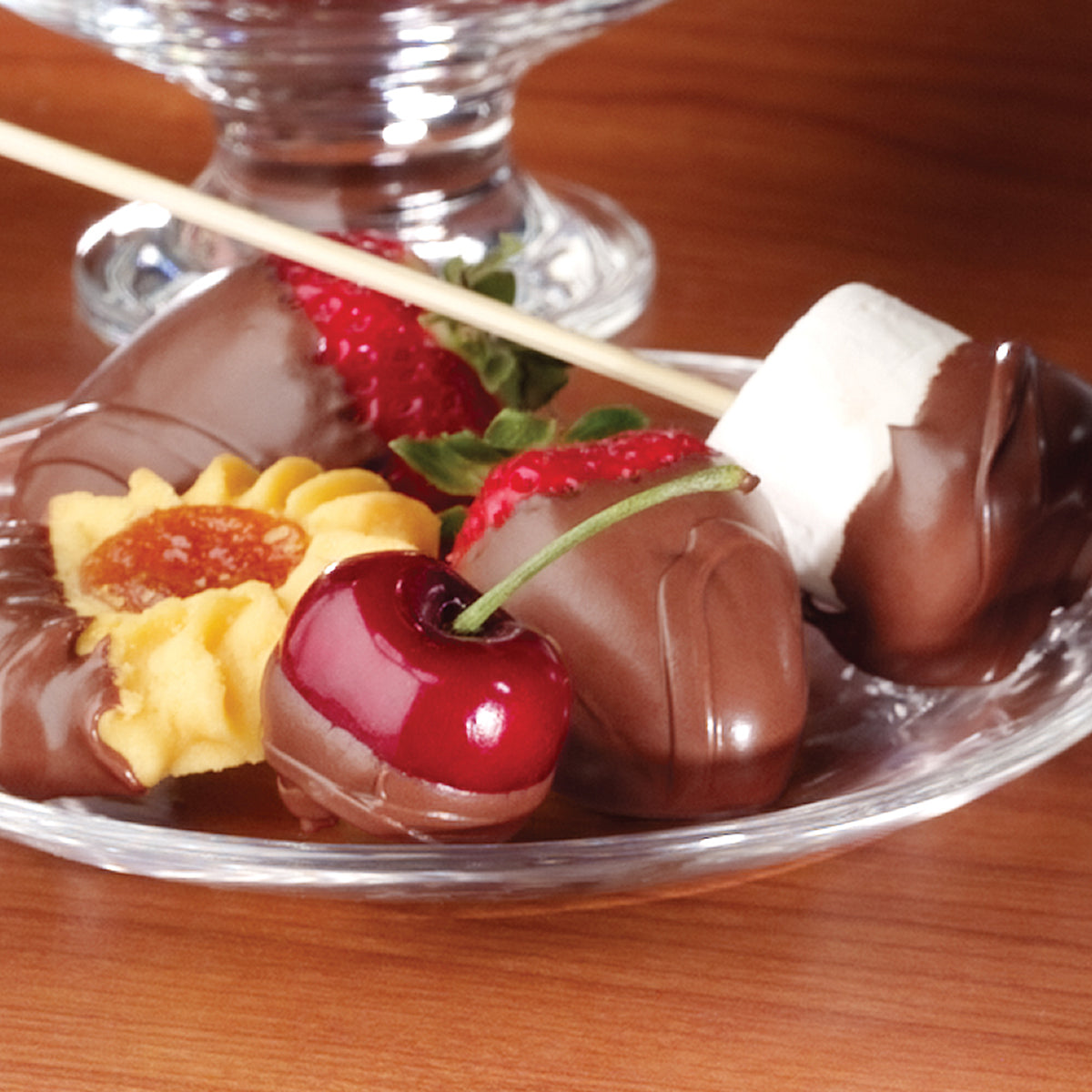 Chocoladetoren met 3 lagen