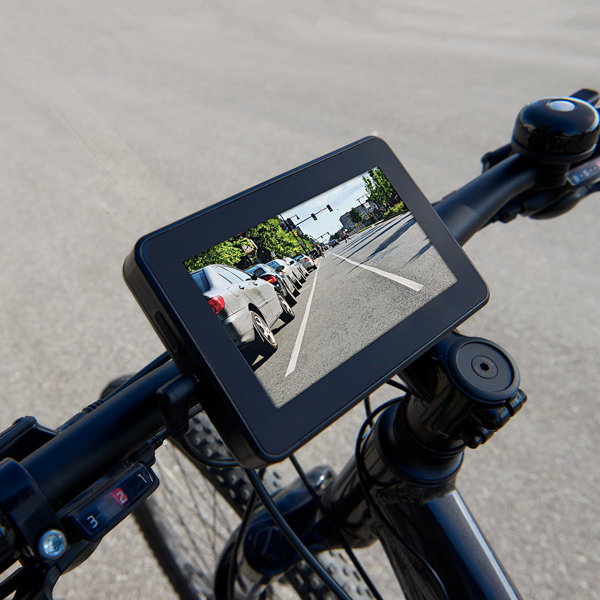 Achteruitkijkcamera voor de fiets