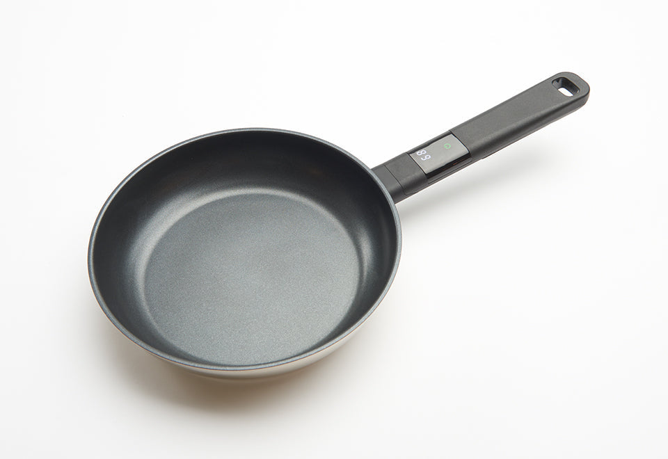 Digital Temperature Display Fry Pan