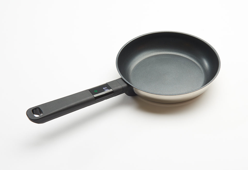 Digital Temperature Display Fry Pan