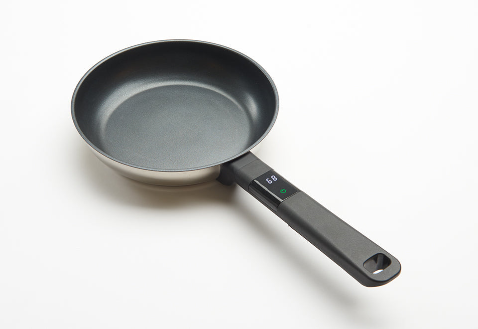 Digital Temperature Display Fry Pan