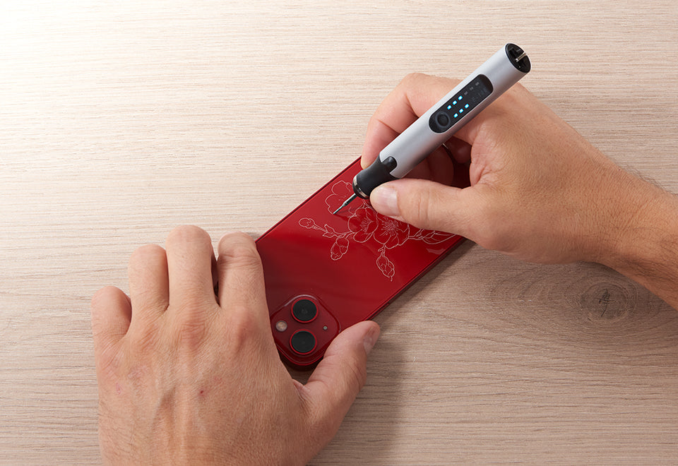 Kabelloser Gravierstift für verschiedene Oberflächen