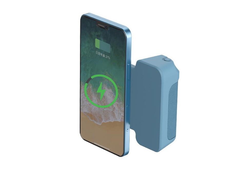 Magnetische handgreep voor selfies