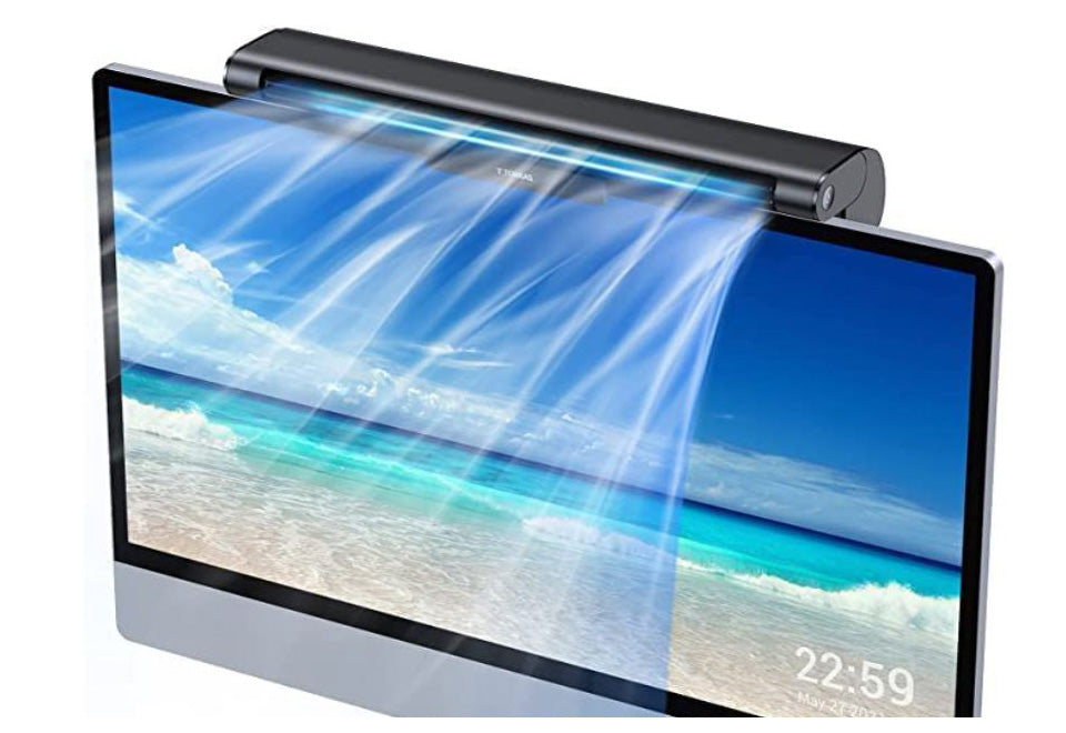 Clip-on computermonitorventilator