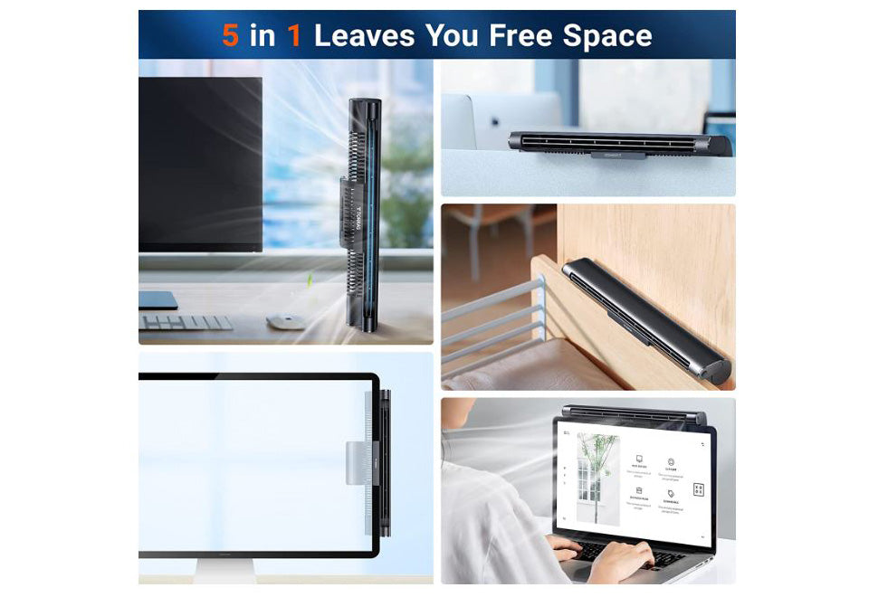Clip-on computermonitorventilator