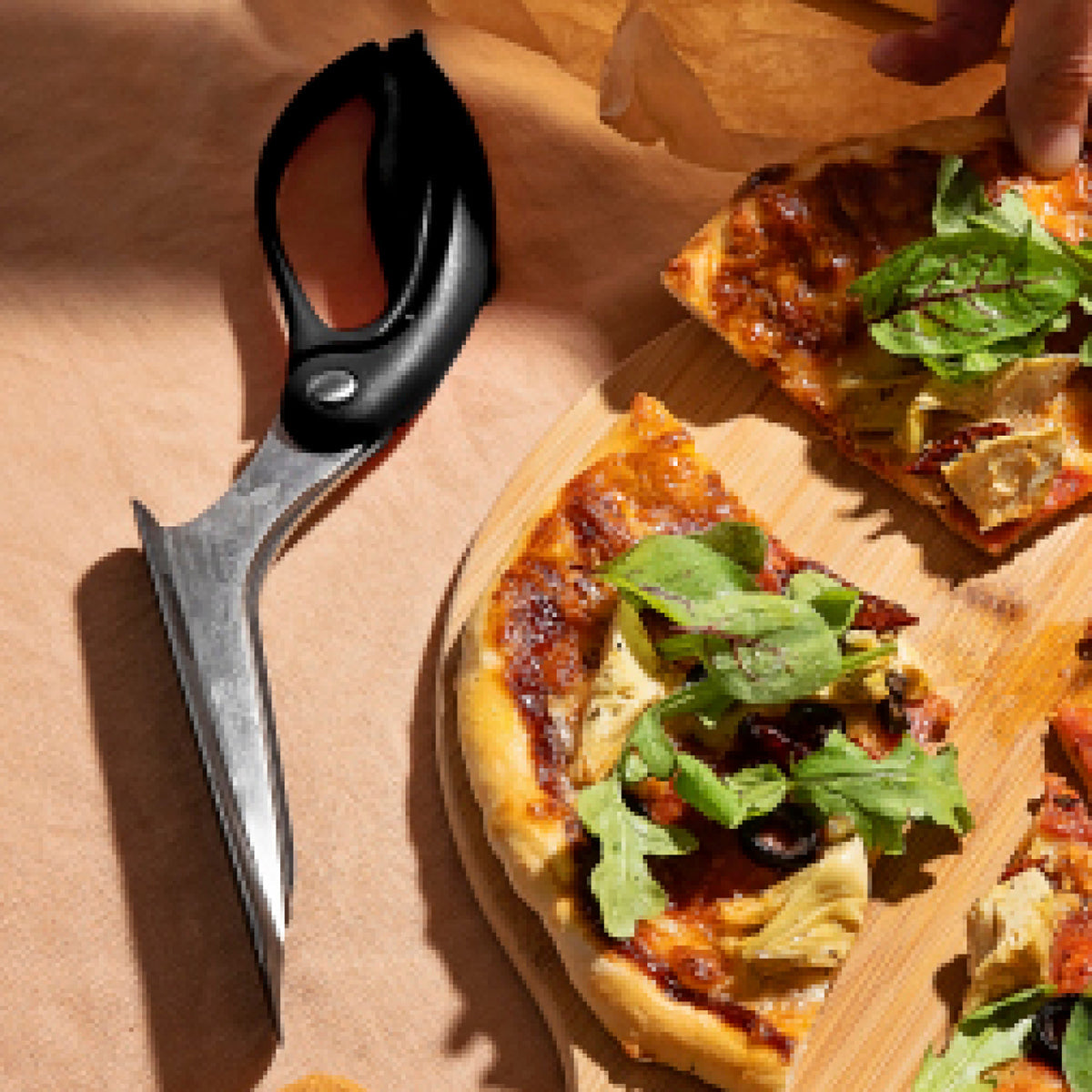 Tijeras para cortar pizza
