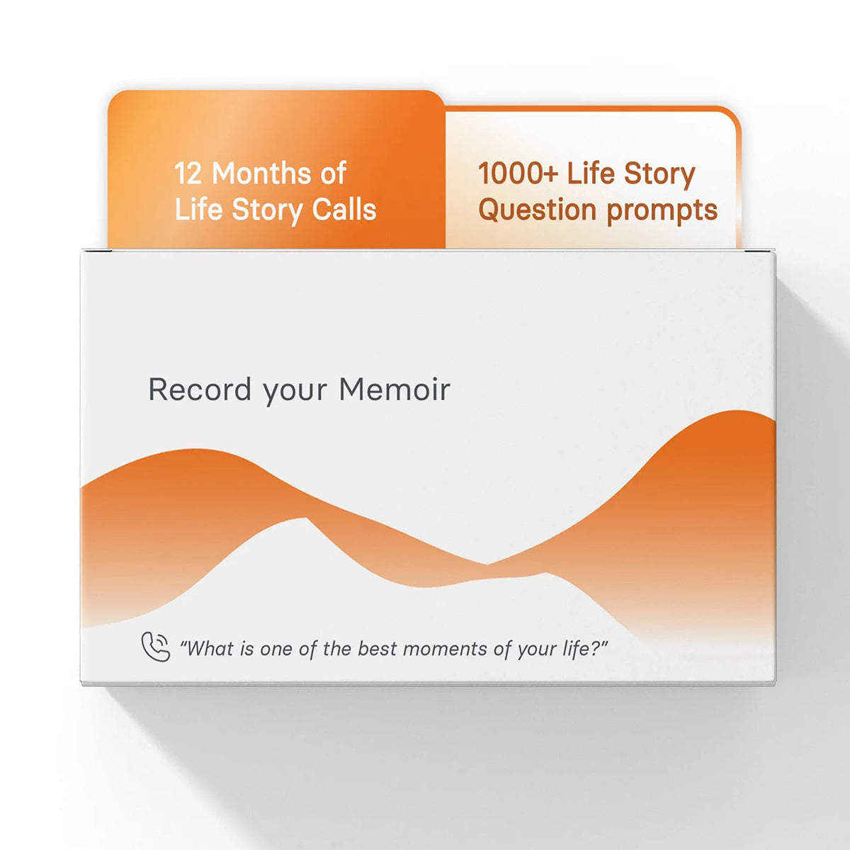 Geschenkdoos voor het vastleggen van uw memoires
