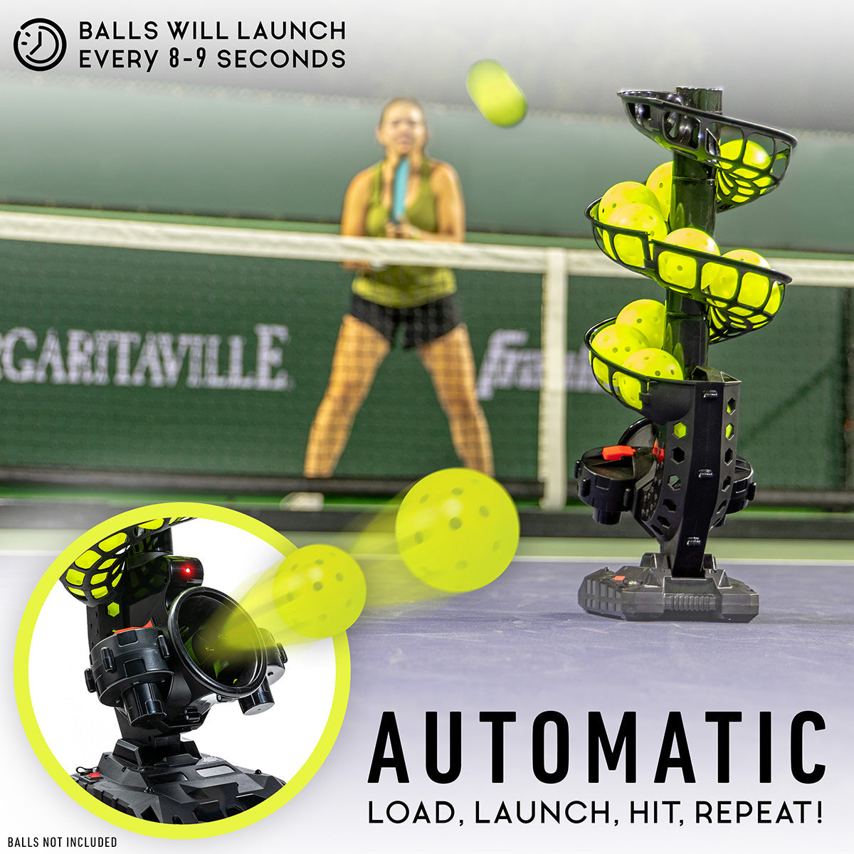 Automatische pickleball-werpmachine