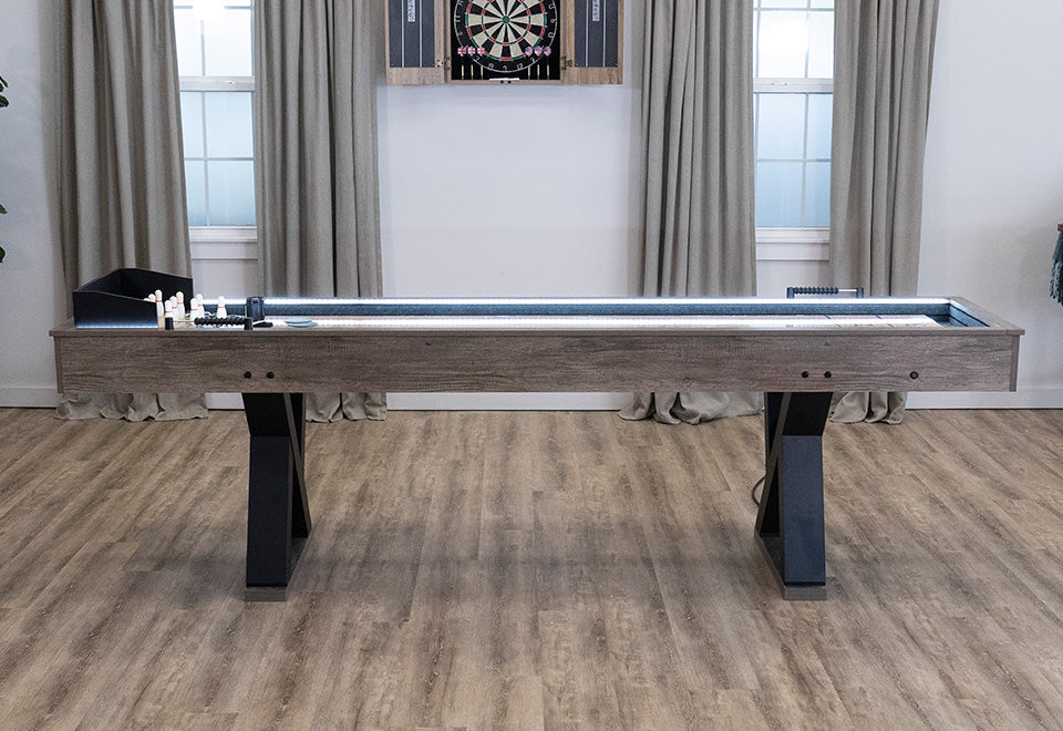 9' beleuchtetes LED-Shuffleboard