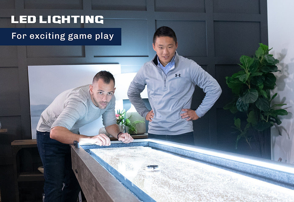 9' beleuchtetes LED-Shuffleboard