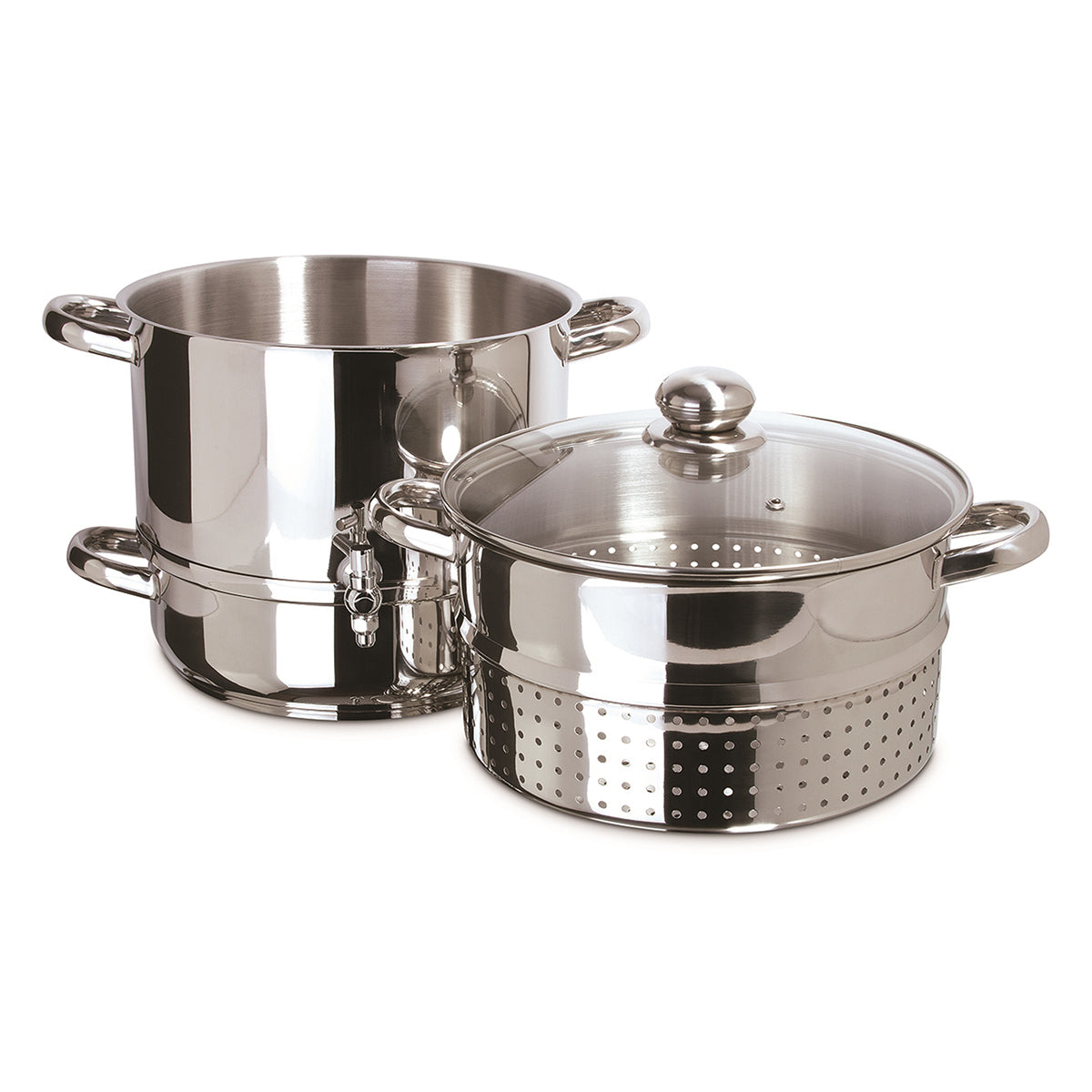 Extractor de jugo a vapor para estufa de acero inoxidable