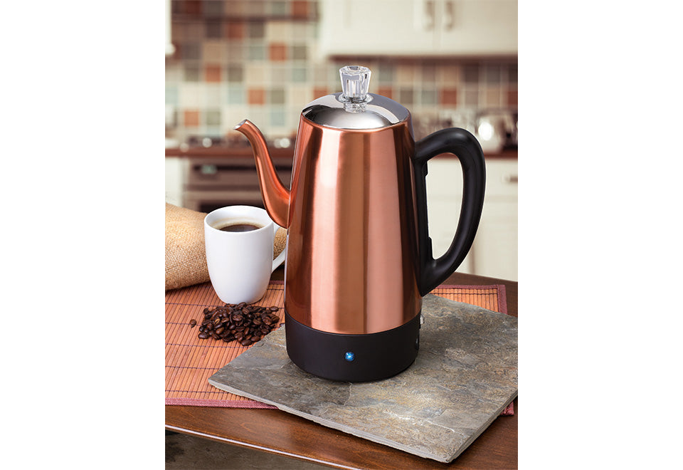 Cafetera percoladora de 12 tazas